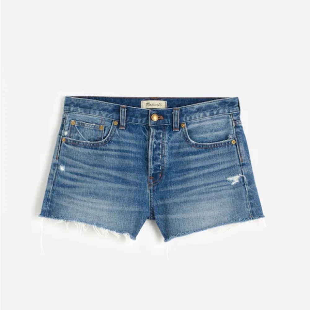 NWT Madewell High-Rise Cut-Off Brynn Shorts | sold out on Madewell